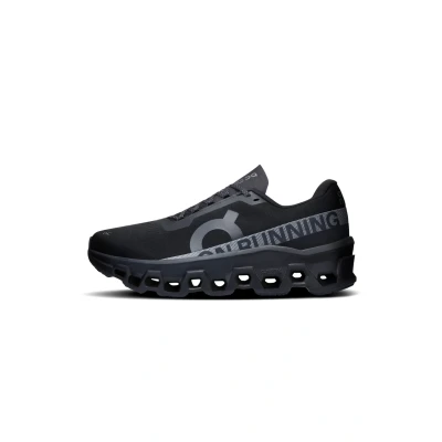 Image of On Cloudmonster Trainers black black, Men&#039;s, Size: 11, Polyester