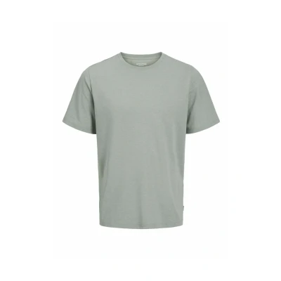 Image of JACK &amp; JONES JJEORGANIC Melange Tee SS O Neck NOOS, Iceberg Green/Detail:melange, S