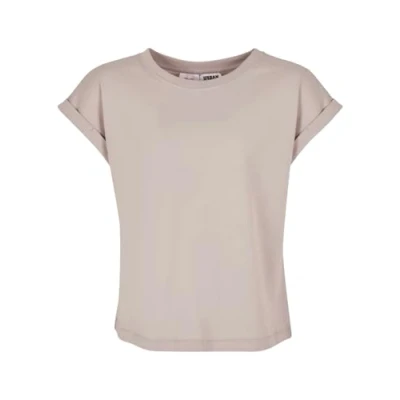 Image of Urban Classics Extended Shoulder Basic Tshirt for kids, Size: 9 10y, Warmgrey