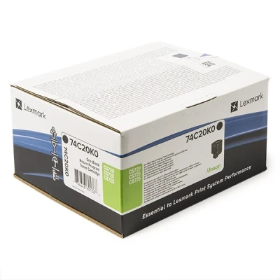 Image of CX725de Lexmark 74C20K0 black toner (original Lexmark)