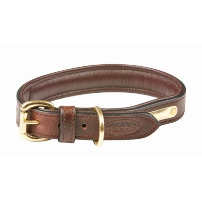 Image of Weatherbeeta Leather Dog Collar Padded