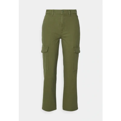 Image of 7 for all mankind Logan Cargo trousers, Women&#039;s, Size: 31, Green