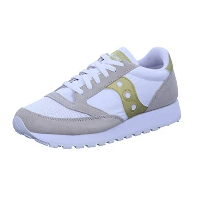 Image of Saucony Jazz Original Vintage, Sneaker Donna, Bianco Oro, 43 EU