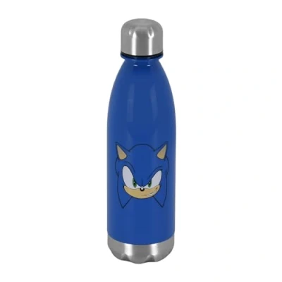 Image of Sega Sonic Face Bottle, Blue, 7 x 27 cm, One Size, Bottle