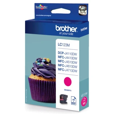 Image of Brother Magenta Ink Cartridge (LC 123M)
