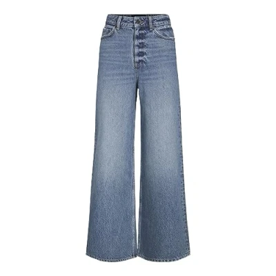 Image of JJXX Xtokyo Flared Jeans, Women&#039;s, Size: 24x30, Medium blue denim