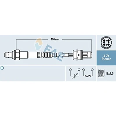 Image of Lambda Sensor FAE 77251