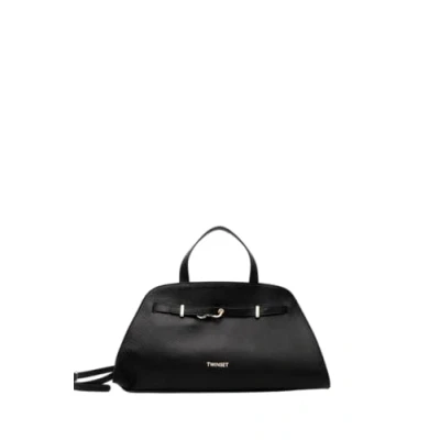 Image of Twinset Milano Medium Handbag Art. 251TB7011, Black