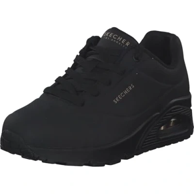 Image of Skechers Wide Fit UNO Trainers black, Men&#039;s, Size: 13, Black Pu