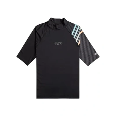 Image of Billabong Contrast Short Sleeve UPF 50 Rash Vest for Men