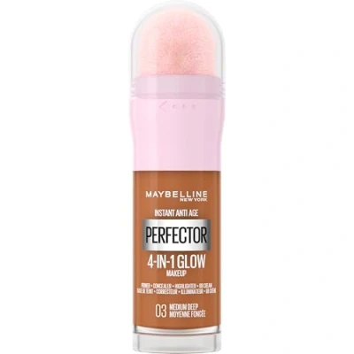Image of Maybelline Instant Anti Age Perfector 4 in 1 Glow Primer, Concealer, Highlighter, BB Cream 20ml (Various Shades) Medium Deep