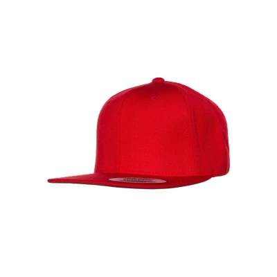Image of Flexfit Classic Snapback Cap, Men&#039;s, Size: One Size, Red