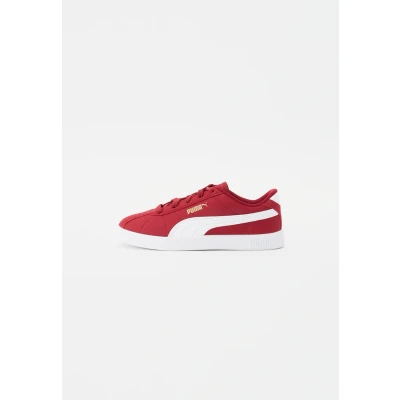 Image of Puma CLUB II Unisex Trainers for kids, Size: 10K, Dark crimson/white/gold Imitation leather/ textile