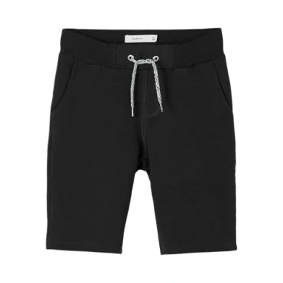 Image of Name It Boy&#039;s Nkmhonk SWE Long Shorts Unb Noos, Black, 128