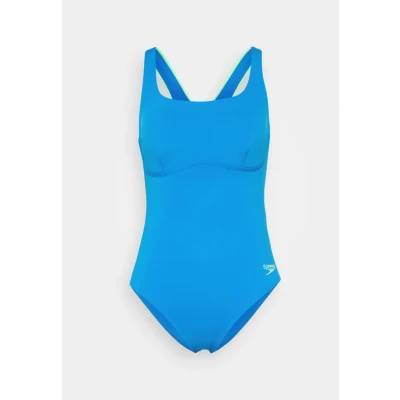 Image of Speedo Support Banded Swimsuit, Women&#039;s, Size: 38, Lagoon blue