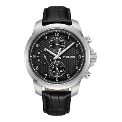 Image of Police Mensor Chronograph watch, Men&#039;s, Size: One Size, Black