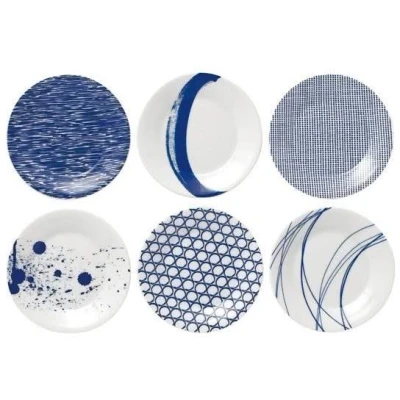 Image of Royal Doulton Dessert Plates Pacific 16 cm 6 Pieces