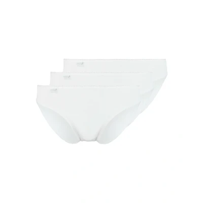 Image of Sloggi 3 PACK Briefs, Women&#039;s, Size: 12, White