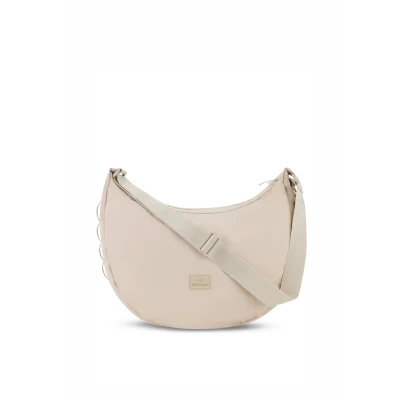 Image of Johnny Urban KAIA Large HALF MOON Unisex Across body bag, Size: One Size, Sand
