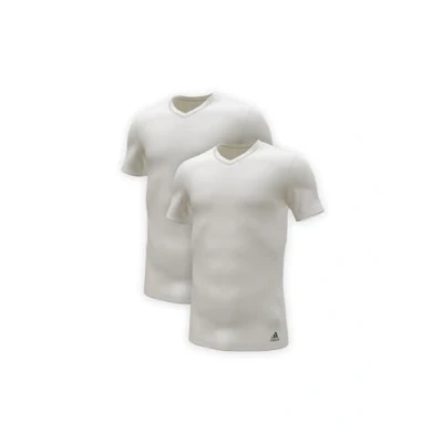 Image of adidas Sportswear V NECK 2 PACK Undershirt, Men&#039;s, Size: Medium, White