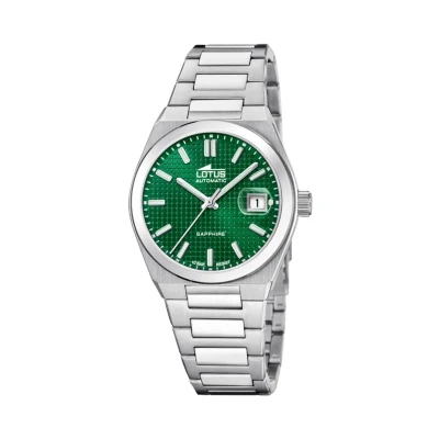 Image of Lotus Watch, Men&#039;s, Size: ONE, Green automatic