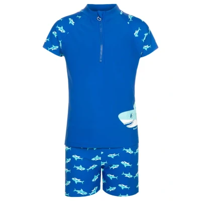 Image of Playshoes SET Swimming trunks for kids, Size: 5 6y, Blue