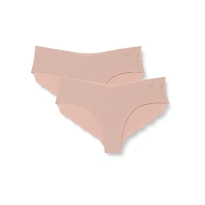 Image of Sloggi Hipster 2 PACK Briefs, Women&#039;s, Size: Large, Cameo brown