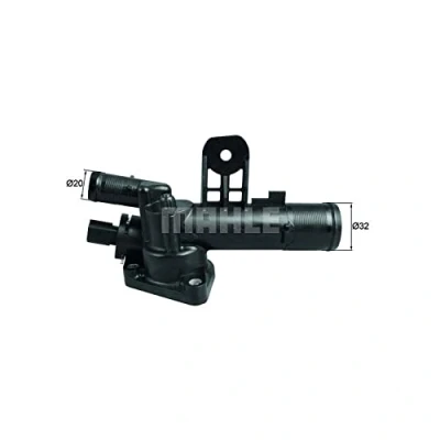 Image of Thermostat, coolant MAHLE ORIGINAL TI 247 83