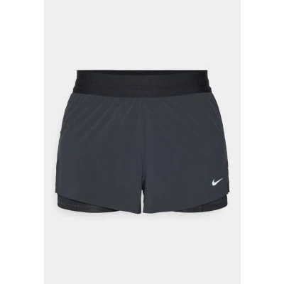 Image of Nike Performance Swift Sports shorts, Women&#039;s, Size: XS, Black/reflective silver
