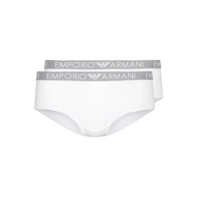 Image of Emporio Armani Cheeky 2 PACK Pants, Women&#039;s, Size: Small, Bianco