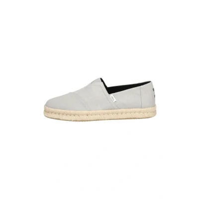 Image of TOMS ALP Espadrilles, Men&#039;s, Size: 8, Grey Leather and textile