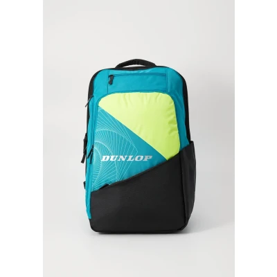 Image of Dunlop Performance Backpack Unisex Rucksack, Size: One Size, Teal/black/yellow