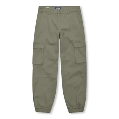 Image of Only &amp; sons junior Boys Osjcam Stage Cargo Cuff Life Noos, Deep Lichen Green, 146
