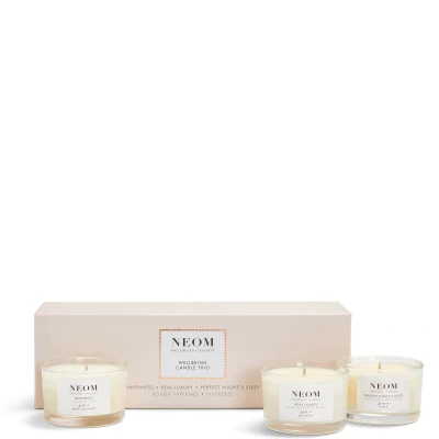 Image of Neom Wellbeing Candle Trio 3 items