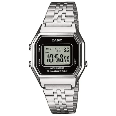 Image of Casio LA680WEA1EF Digital watch, Women&#039;s, Size: One Size, Silberfarben