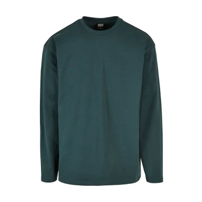 Image of Urban Classics Ultra Heavy Long sleeved top, Men&#039;s, Size: Large, Bottlegreen