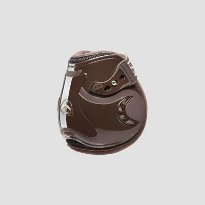 Image of Veredus Pro Jump Short Vento Elastic Fetlock Boots Brown Medium (Cob) Horse Riding Equestrian