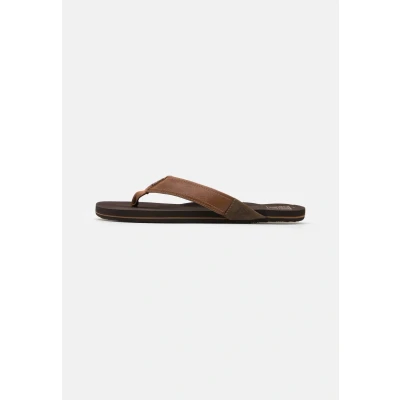 Image of Reef Newport Tbar sandals, Men&#039;s, Size: 8, Tan High quality imitation leather