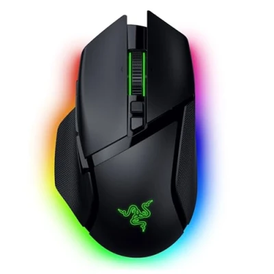 Image of Razer Basilisk V3 Pro 35K Fully Customizable Wireless Ergonomic Gaming Mouse with Chroma RGB Optical Sensor (Configurable Tilt Wheel, 1K Hz Polling Rate, 13 Controls) Black