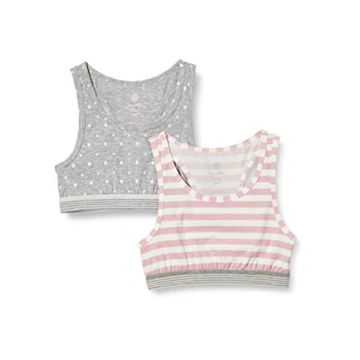 Image of Sanetta Teens 2 PACK Bustier for kids, Size: 15 16y, Hellgrau melange