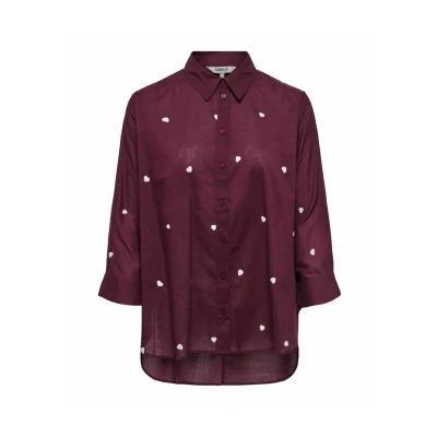 Image of ONLY Women&#039;s Female Onlnew Hemd Blouse, Winetasting, XL
