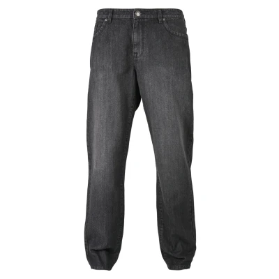 Image of Urban Classics Loose FIT Straight leg jeans, Men&#039;s, Size: 30x32, Real black washed