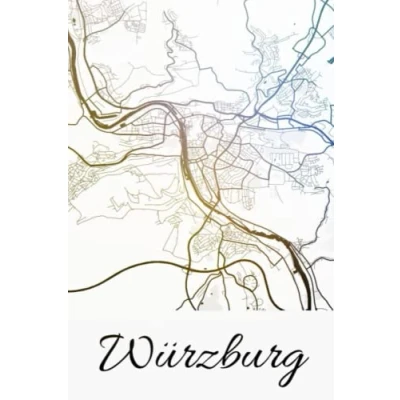 Image of Würzburg: deine Stadt, Region, Heimat! Notizbuch DIN A5 blanko 120 Seiten Geschenk