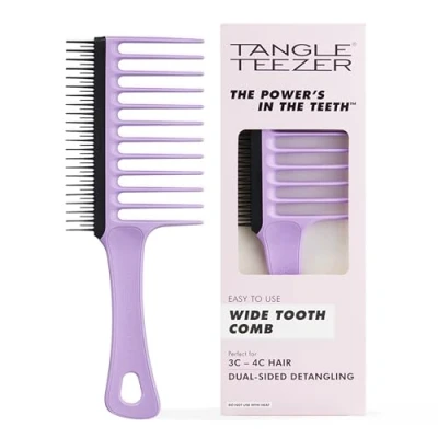 Image of Tangle Teezer Wide Tooth Comb Lilac/Black