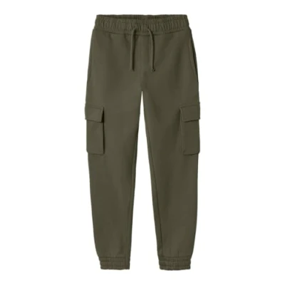 Image of NAME IT Boy&#039;s NKMOLLIE Cargo Pant BRU NOOS, Olive Night, 158, 158