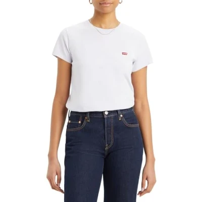 Image of Levi&#039;s Perfect Basic Tshirt, Women&#039;s, Size: Small, Lavender blue