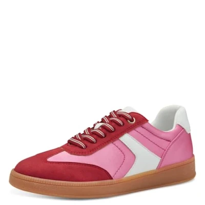Image of Marco Tozzi Trainers, Women&#039;s, Size: 5, Raspberry Imitation leather/ textile