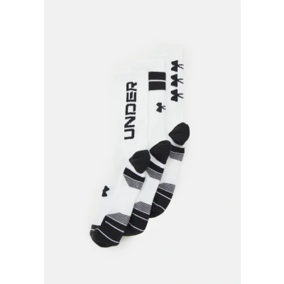 Image of Under Armour TECH CREW Unisex 3 PACK Sports socks, Size: 4 7.5, White/black