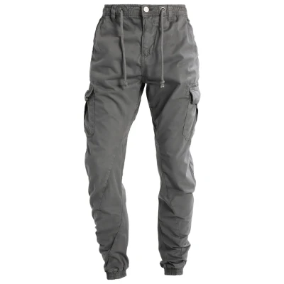 Image of Urban Classics Jogging Cargo trousers, Men&#039;s, Size: Small, Darkgrey