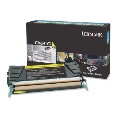 Image of Lexmark C748 High Capacity Toner Cartridge Yellow